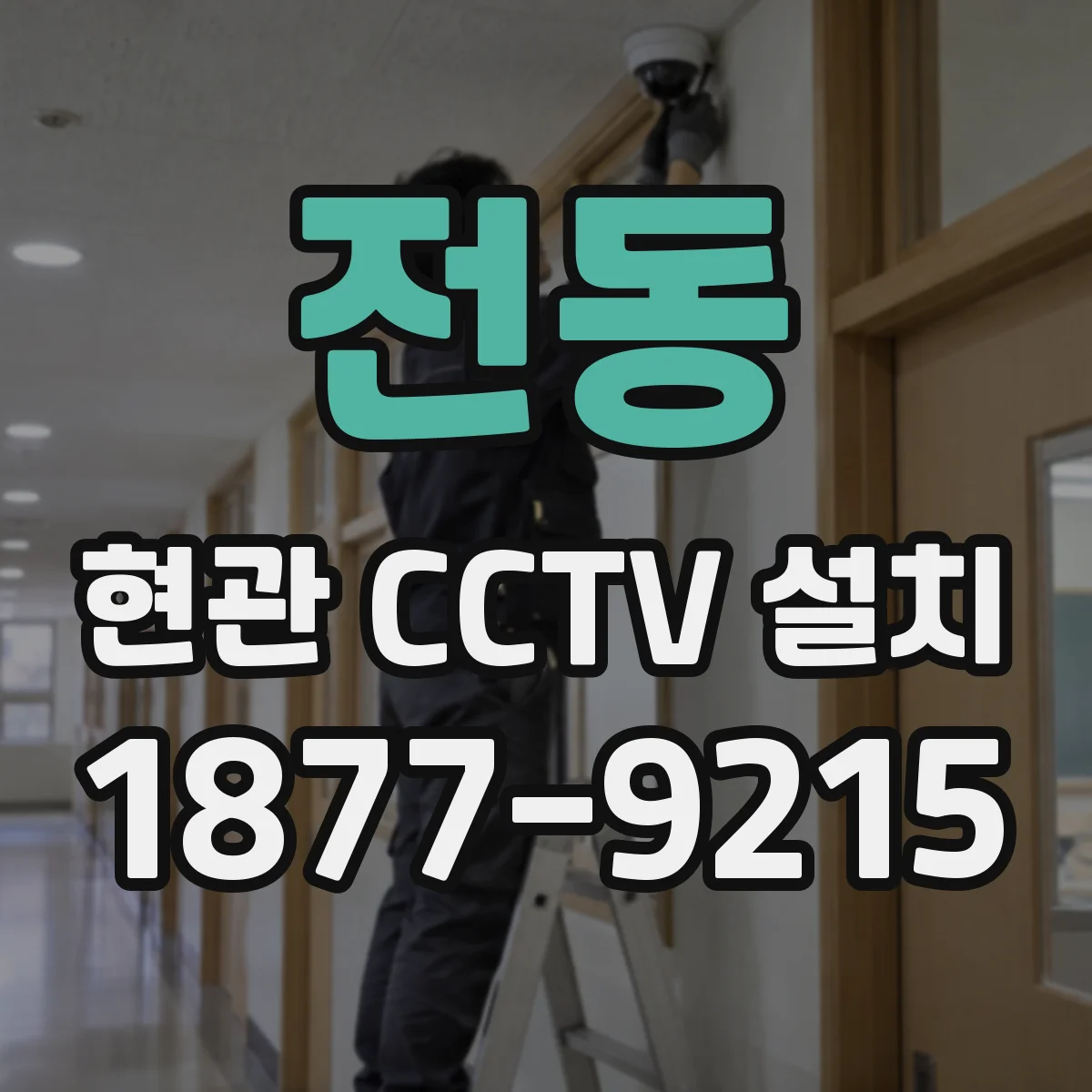 전동 현관 CCTV 설치
