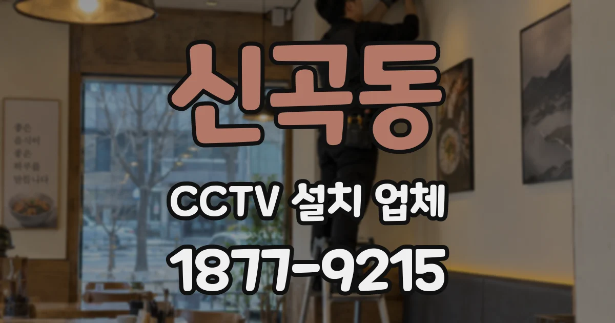 신곡동 CCTV 설치 업체