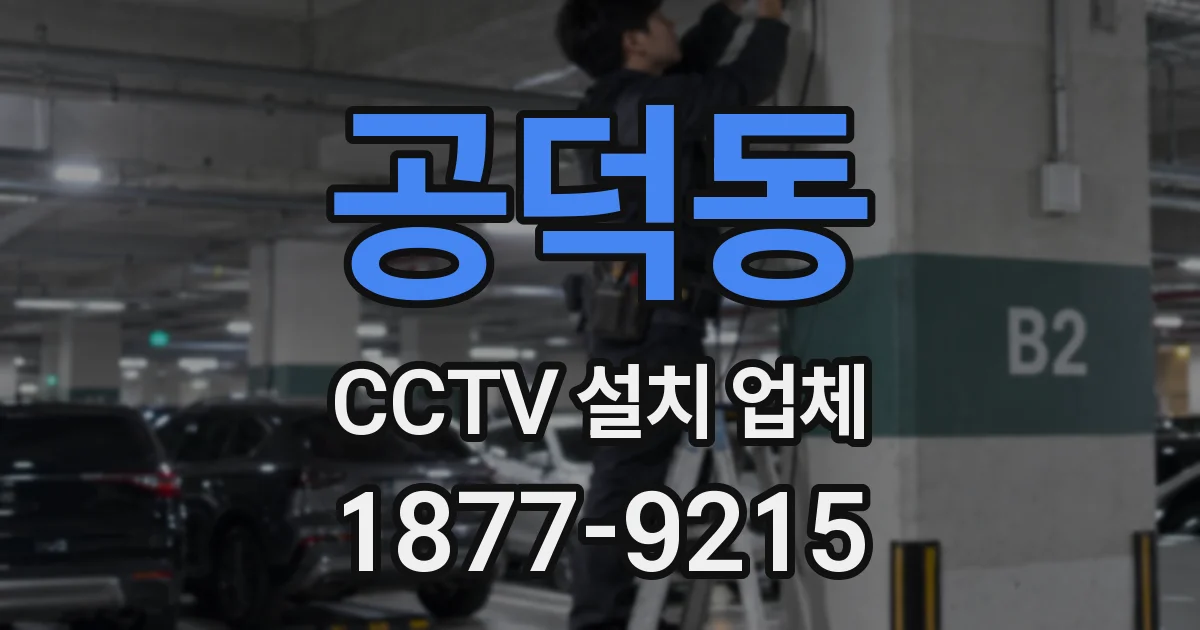 공덕동 CCTV 설치 업체