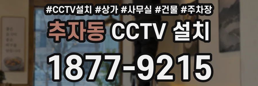 추자동 CCTV 설치