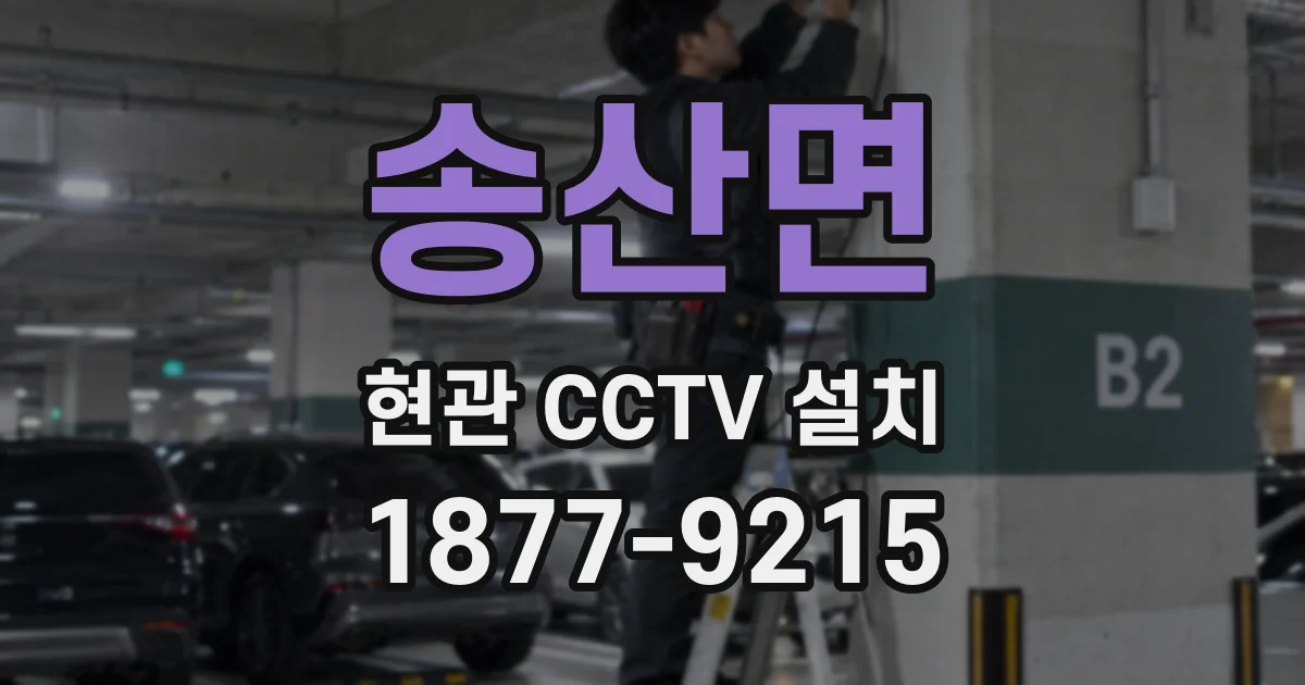 송산면 현관 CCTV 설치