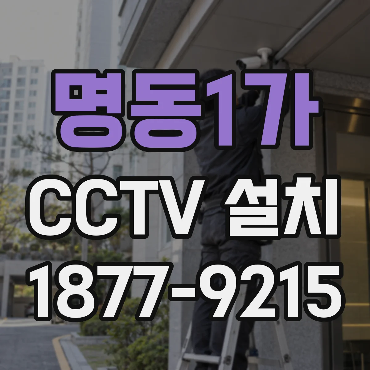 명동1가 CCTV 설치