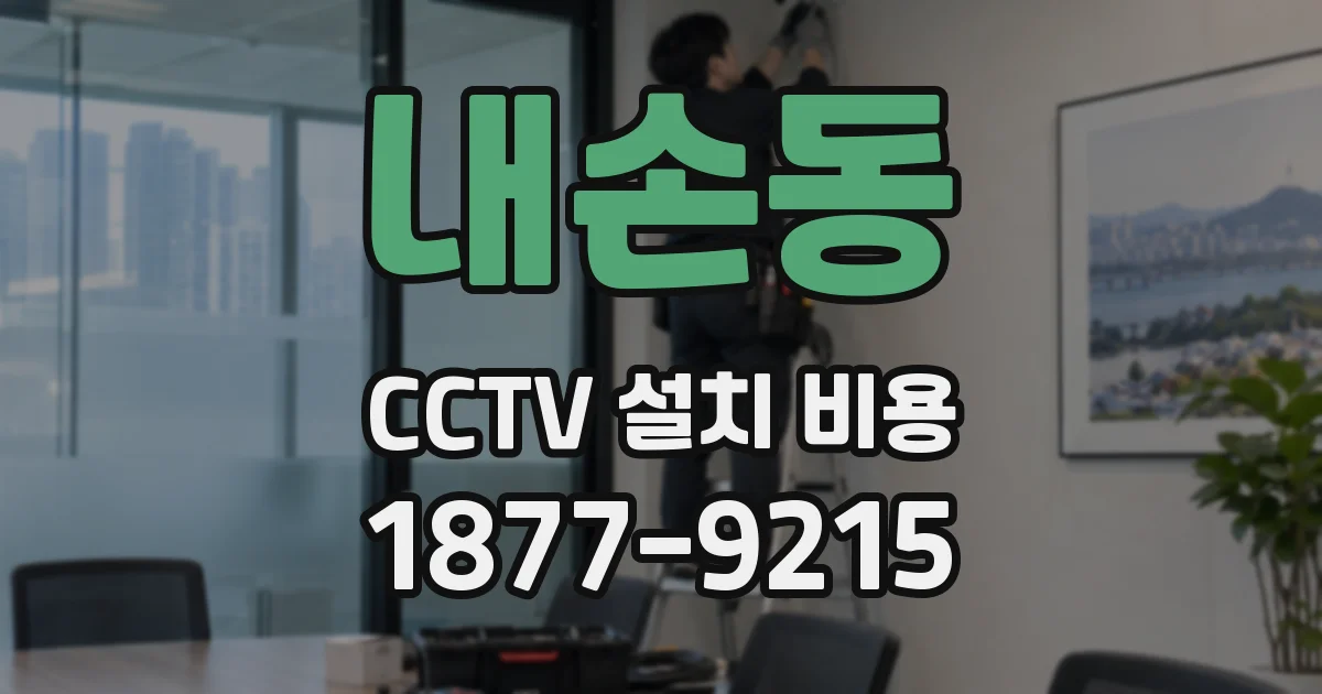 내손동 CCTV 설치 비용