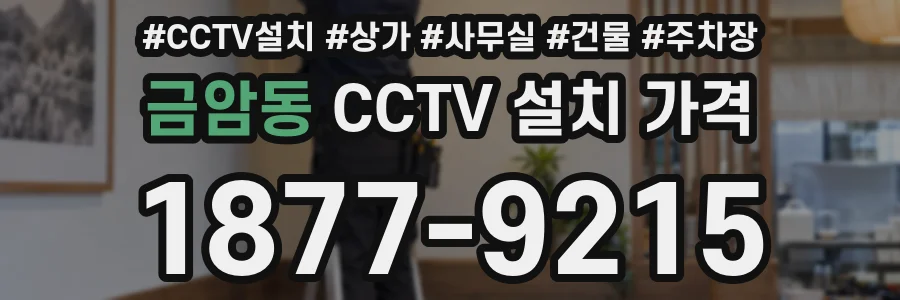 금암동 CCTV 설치 가격
