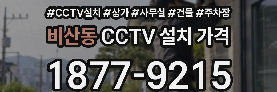 비산동 CCTV 설치 가격