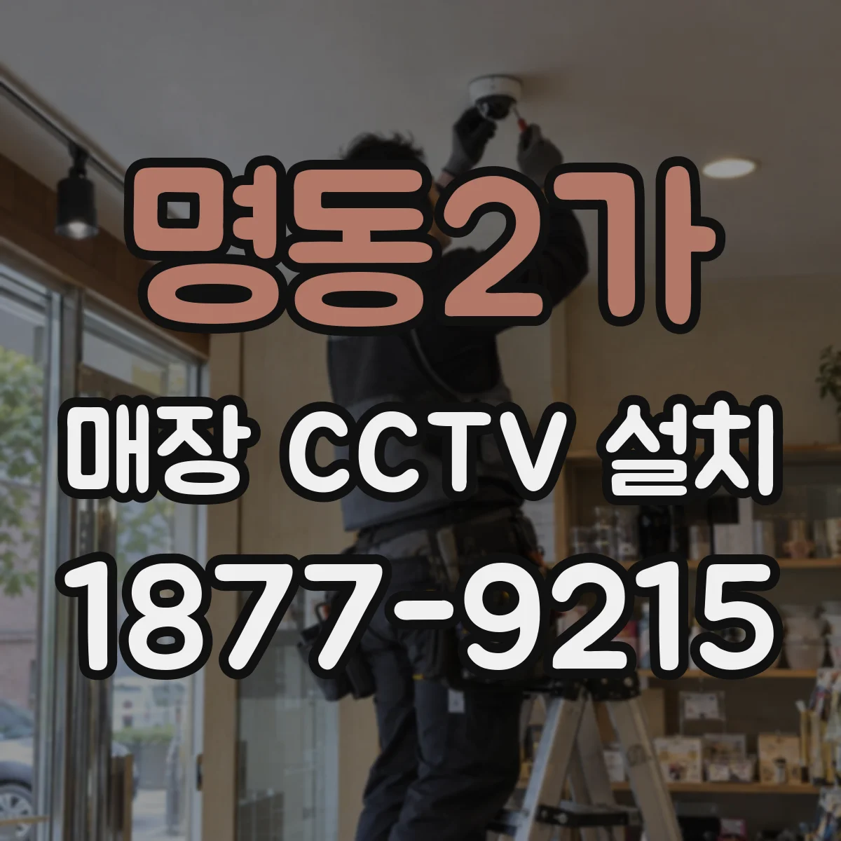 명동2가 매장 CCTV 설치
