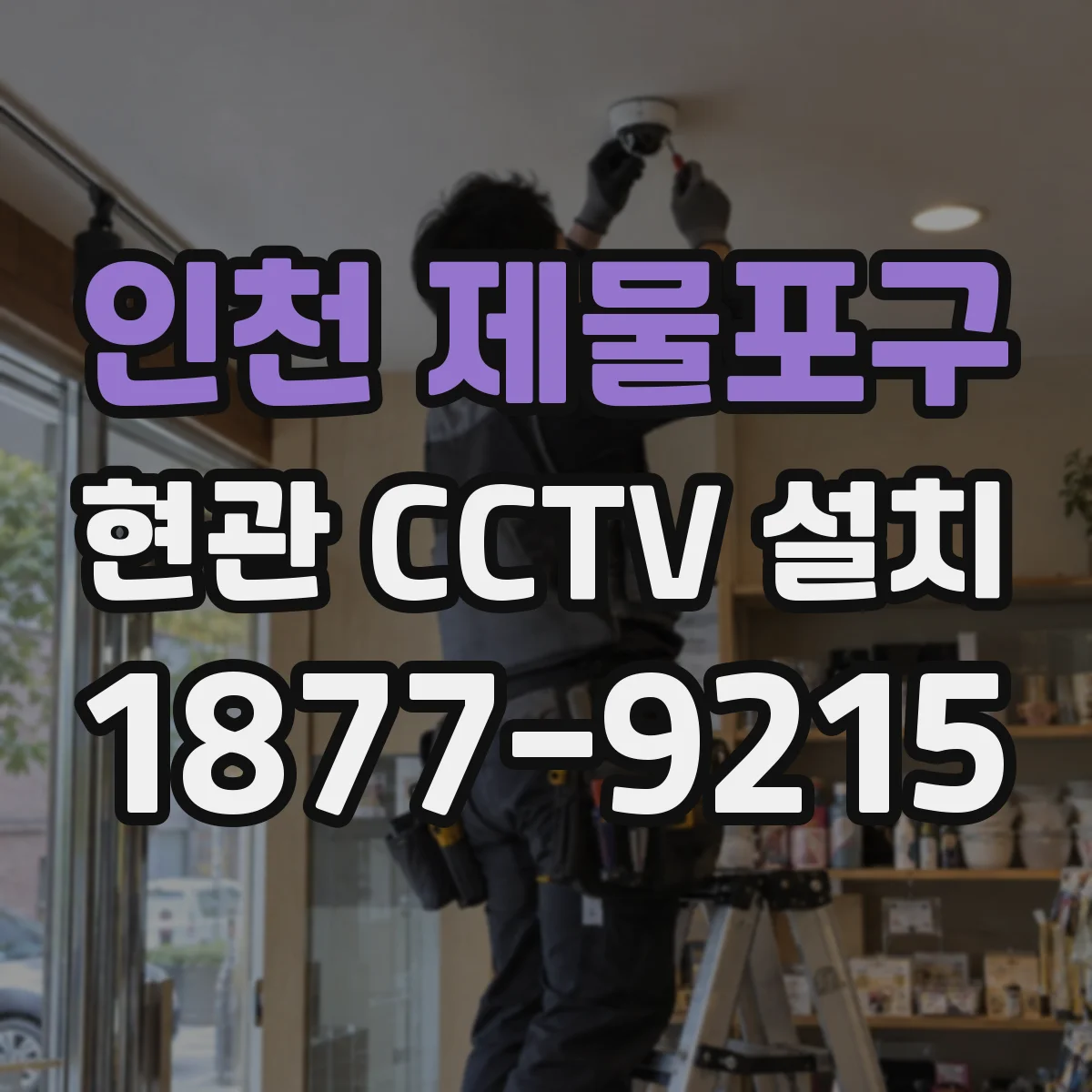 인천 제물포구 현관 CCTV 설치