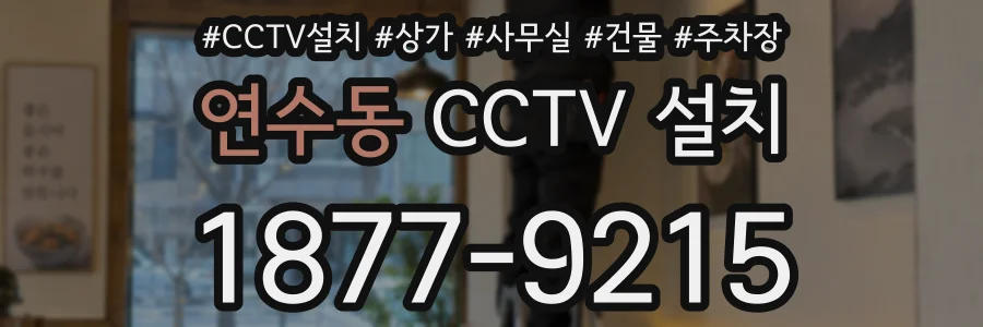 연수동 CCTV 설치