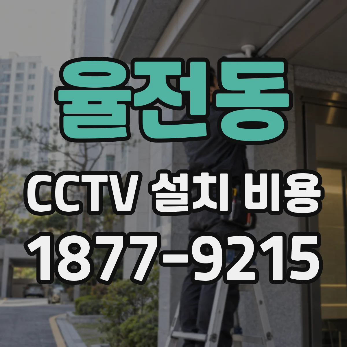 율전동 CCTV 설치 비용
