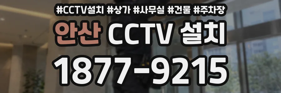안산 CCTV 설치