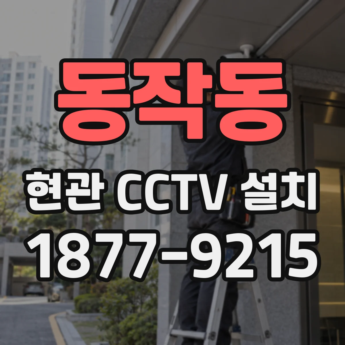 동작동 현관 CCTV 설치