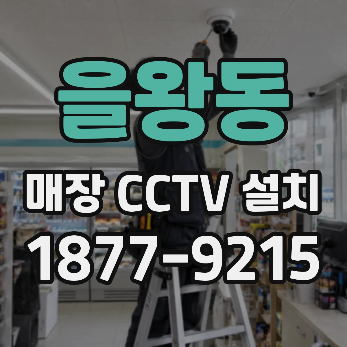 을왕동 매장 CCTV 설치