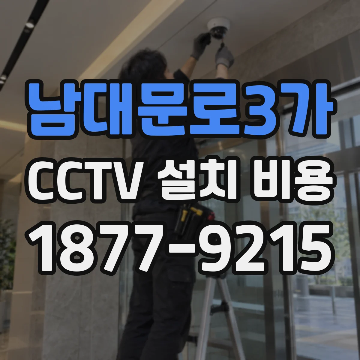 남대문로3가 CCTV 설치 비용