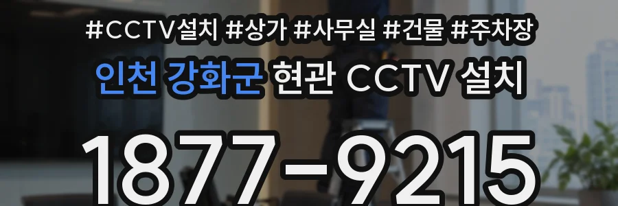 인천 강화군 현관 CCTV 설치