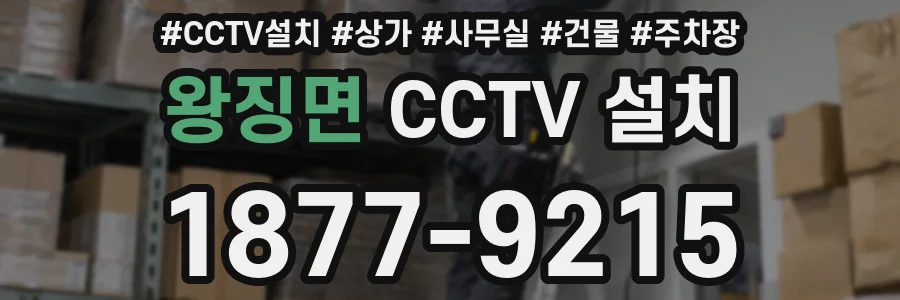 왕징면 CCTV 설치