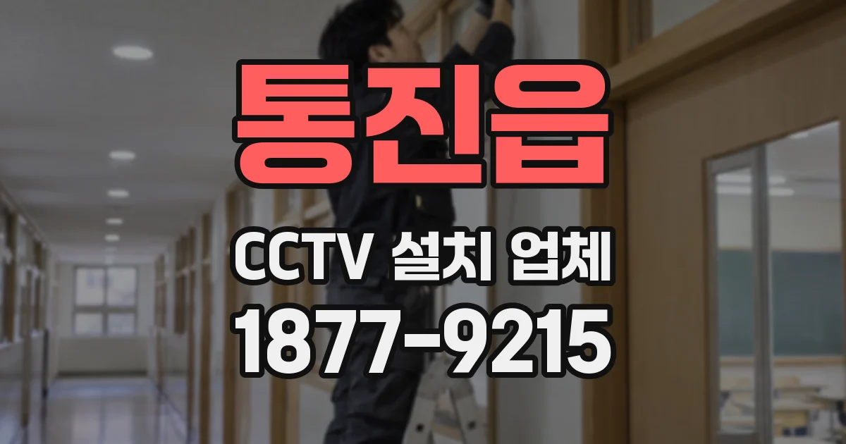 통진읍 CCTV 설치 업체