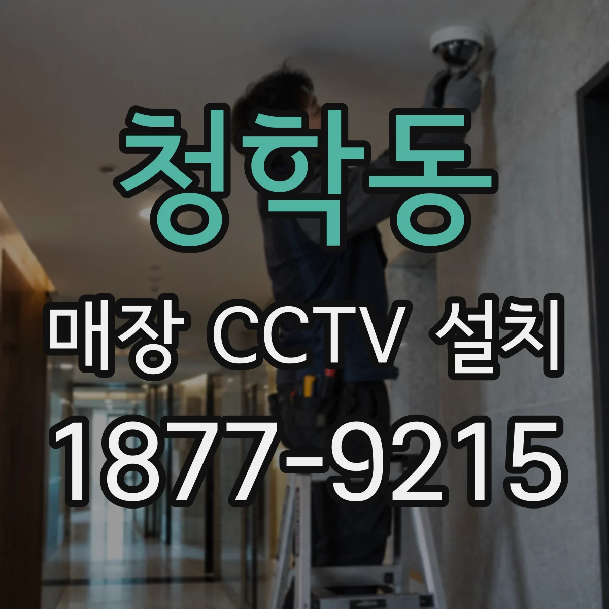 청학동 매장 CCTV 설치