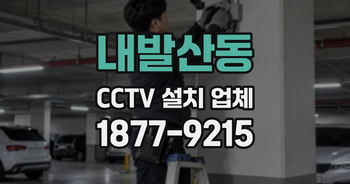 내발산동 CCTV 설치 업체