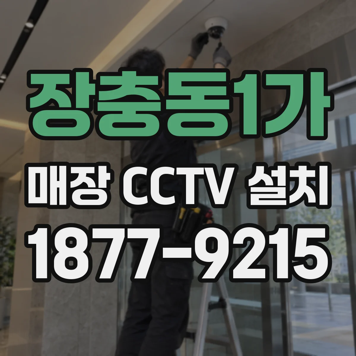 장충동1가 매장 CCTV 설치