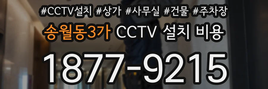 송월동3가 CCTV 설치 비용