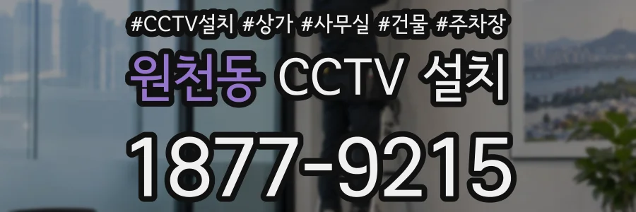 원천동 CCTV 설치