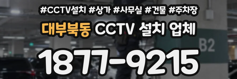 대부북동 CCTV 설치 업체