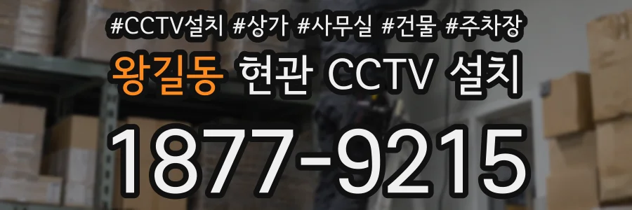 왕길동 현관 CCTV 설치