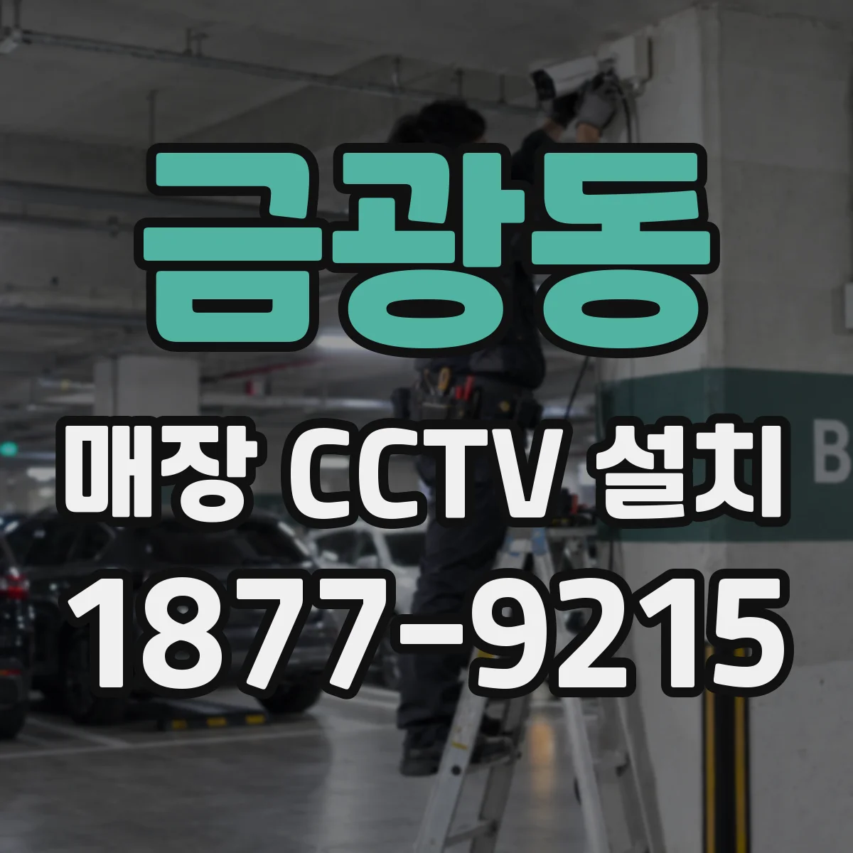금광동 매장 CCTV 설치