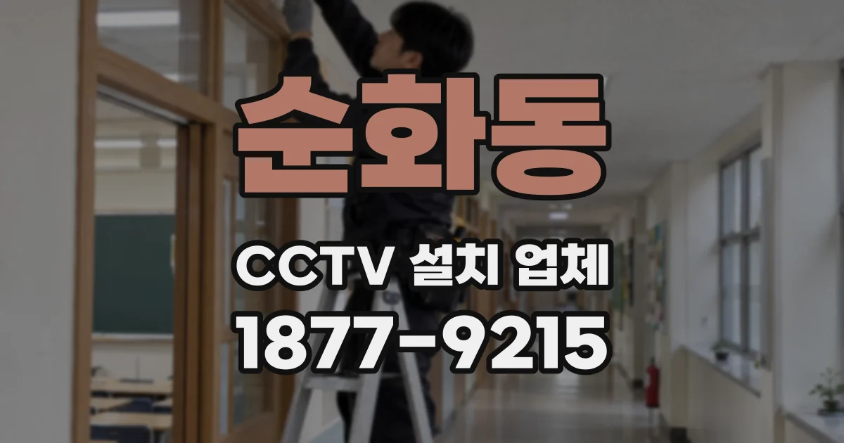 순화동 CCTV 설치 업체