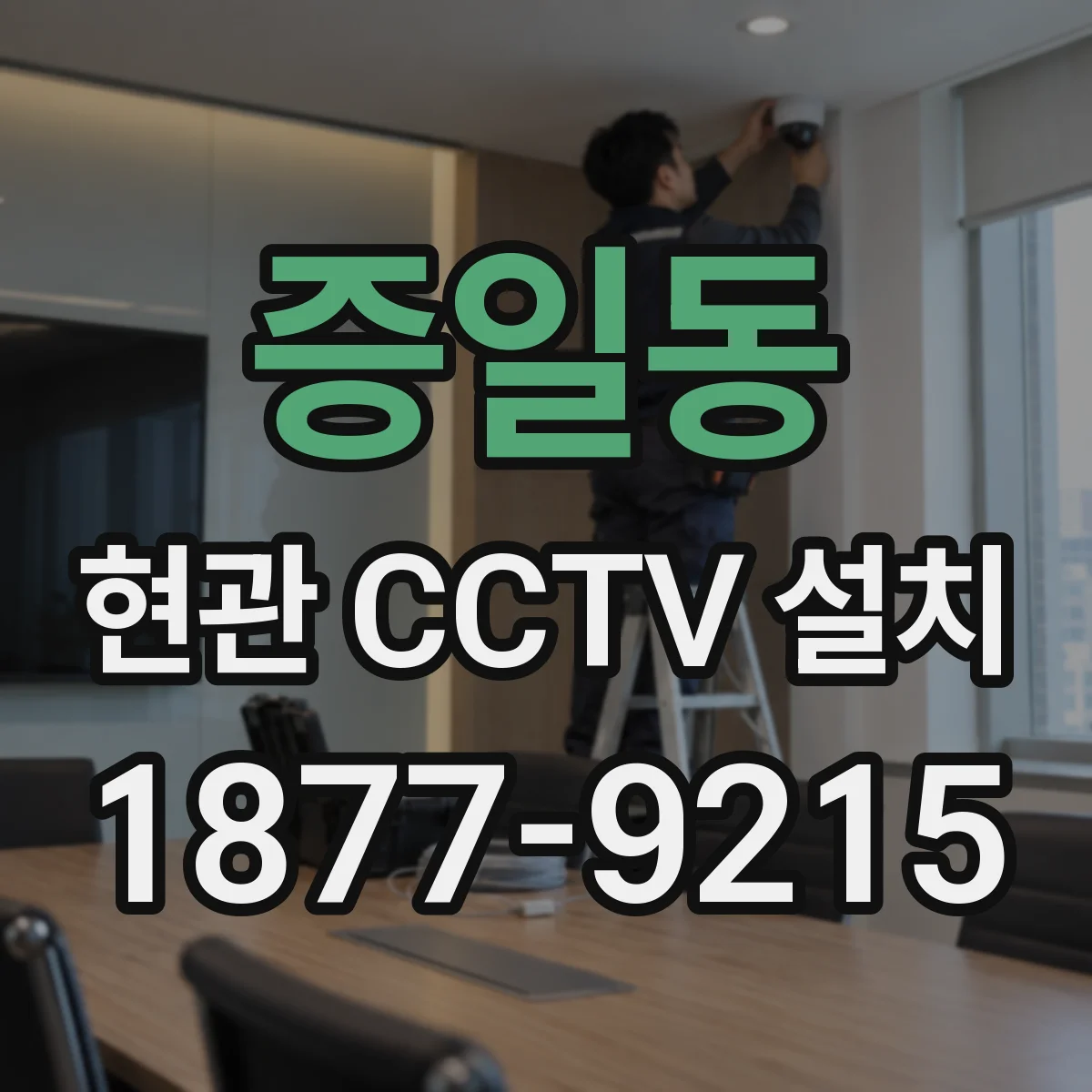 증일동 현관 CCTV 설치