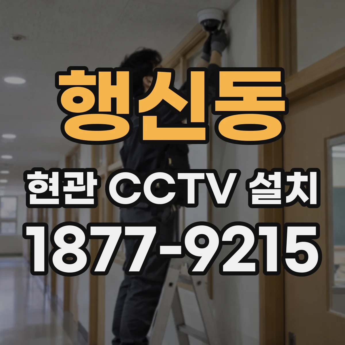 행신동 현관 CCTV 설치