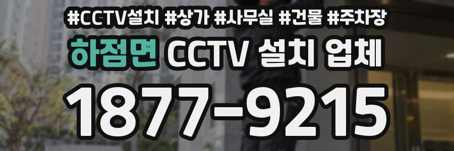 하점면 CCTV 설치 업체
