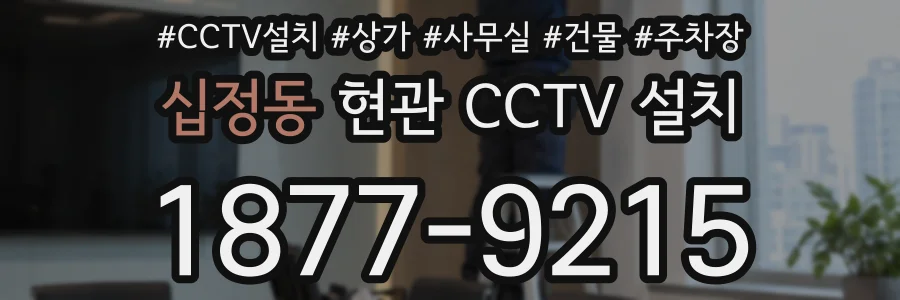 십정동 현관 CCTV 설치