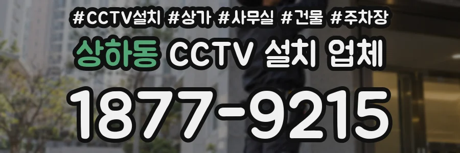 상하동 CCTV 설치 업체