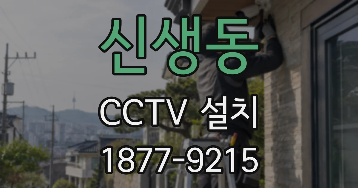 신생동 CCTV 설치