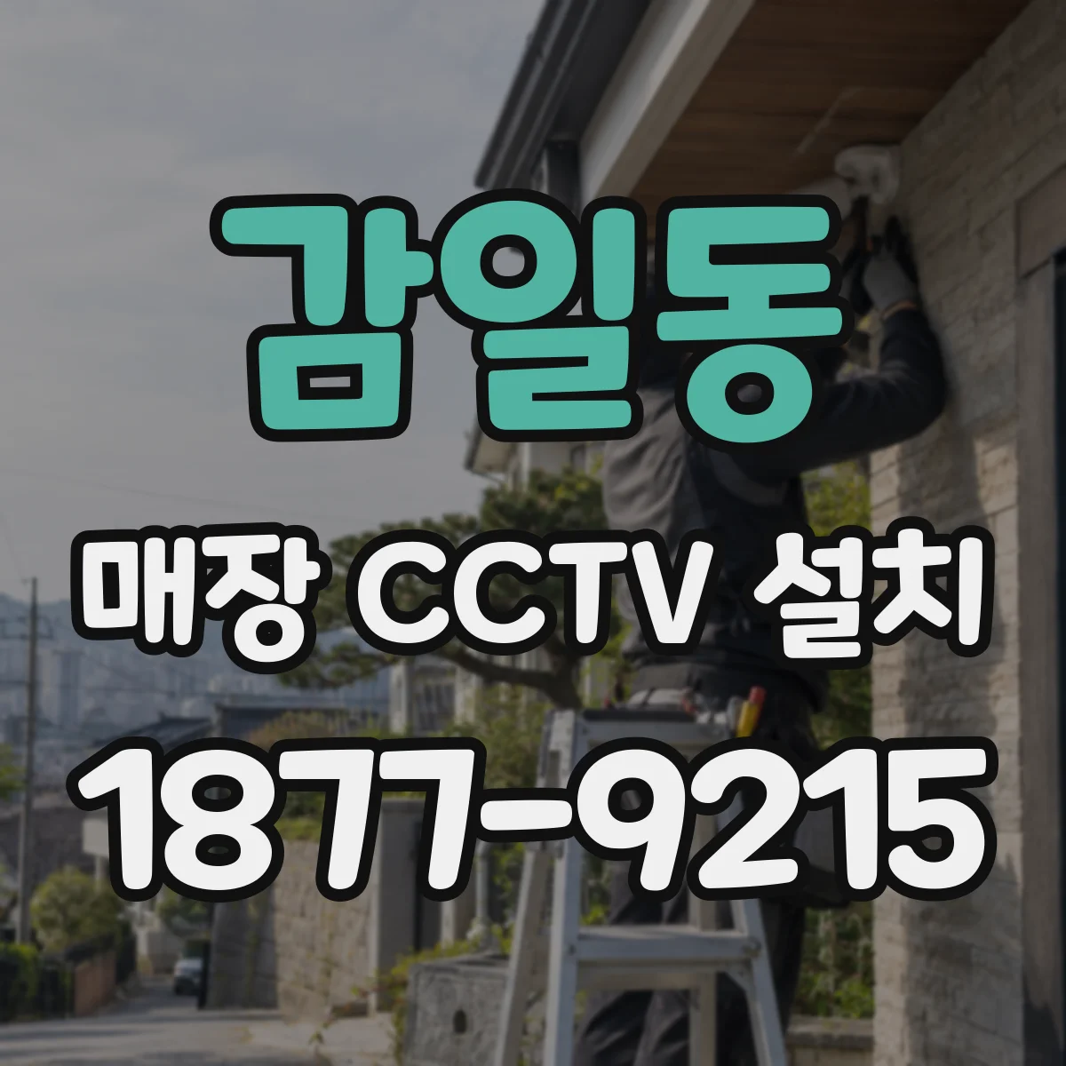 감일동 매장 CCTV 설치