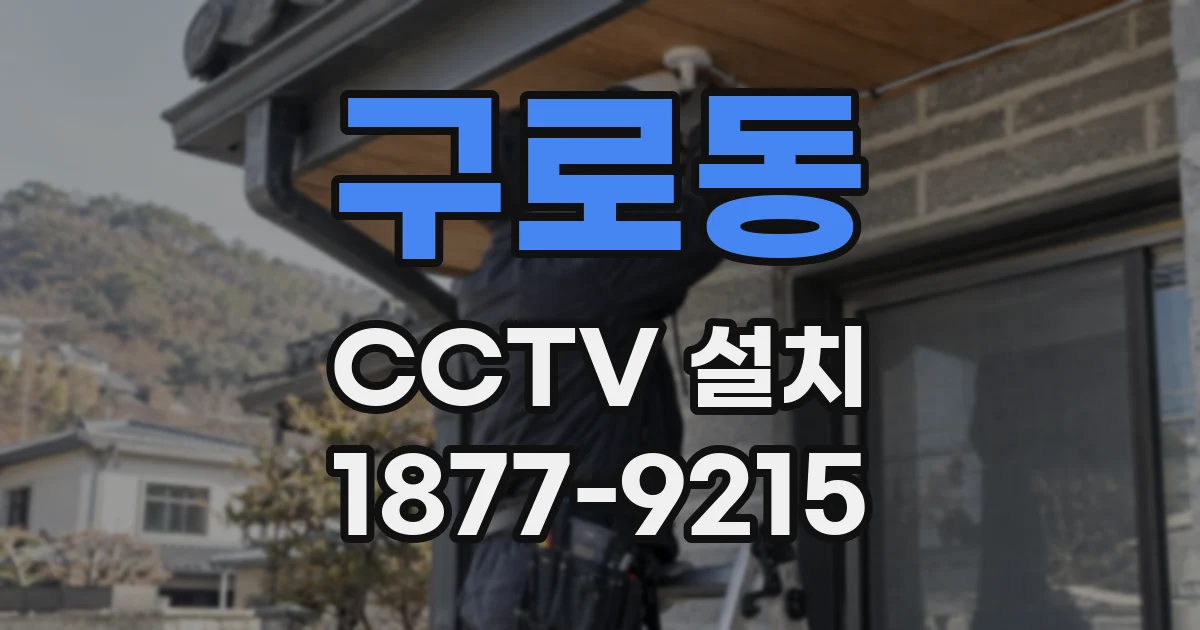 구로동 CCTV 설치