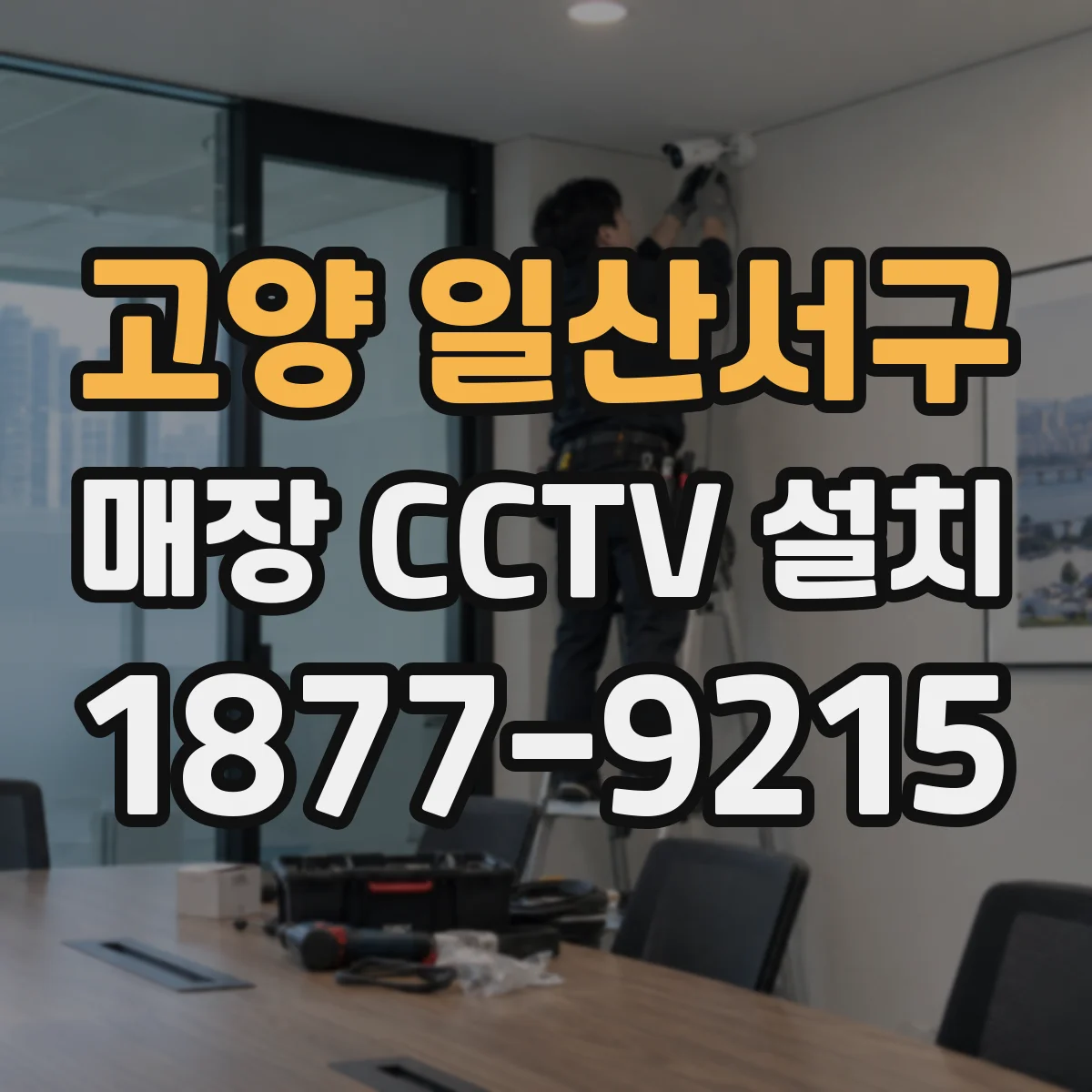 고양 일산서구 매장 CCTV 설치