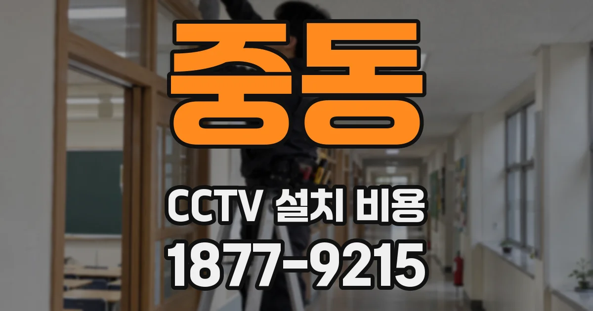 중동 CCTV 설치 비용