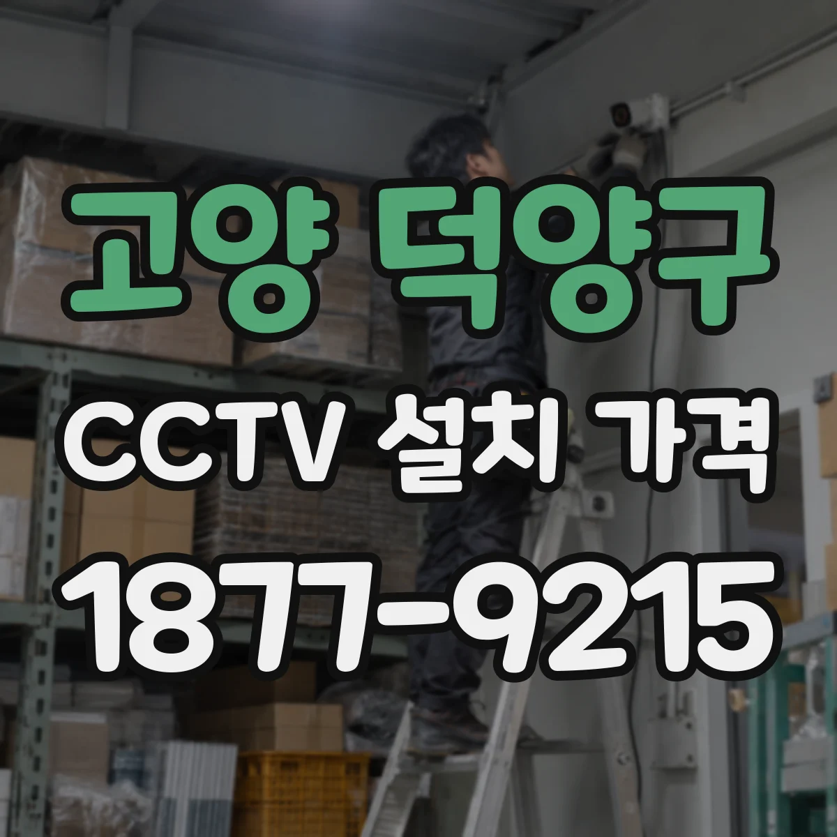 고양 덕양구 CCTV 설치 가격