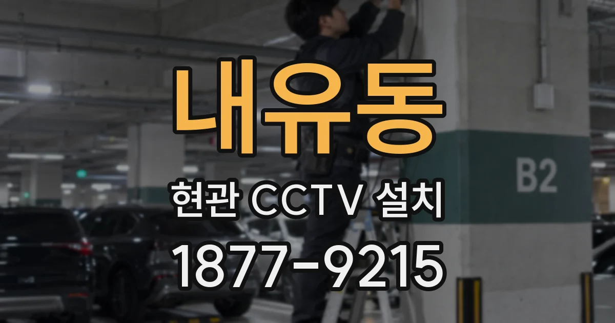내유동 현관 CCTV 설치