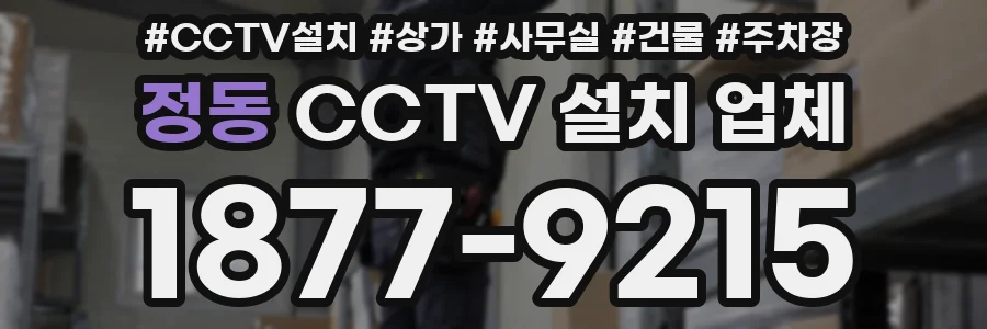 정동 CCTV 설치 업체