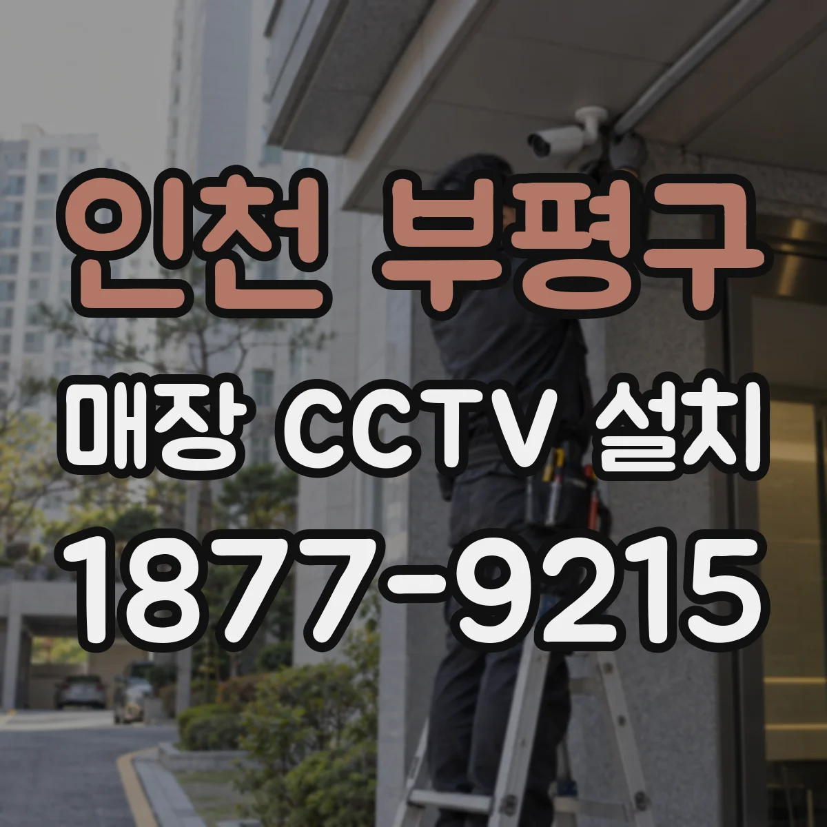 인천 부평구 매장 CCTV 설치