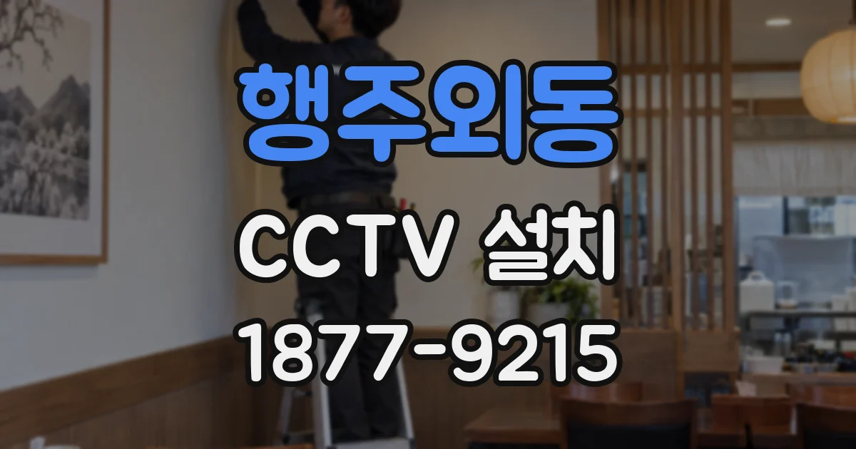 행주외동 CCTV 설치