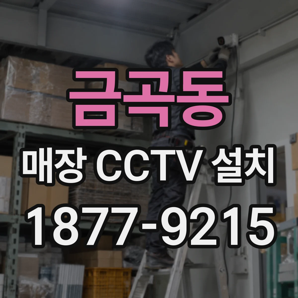 금곡동 매장 CCTV 설치