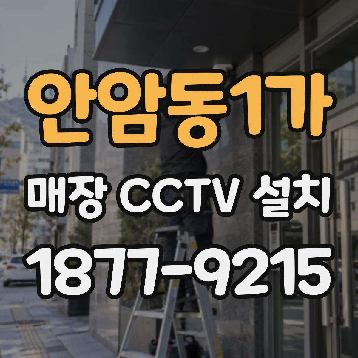 안암동1가 매장 CCTV 설치