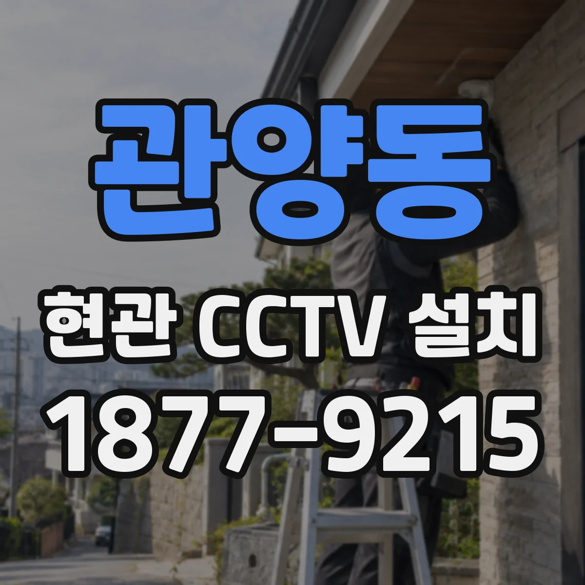 관양동 현관 CCTV 설치