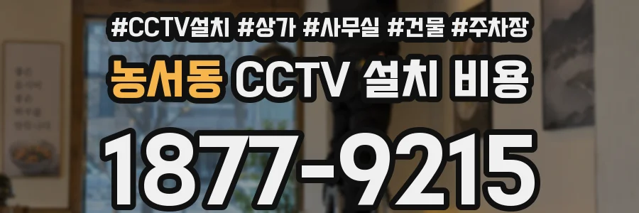 농서동 CCTV 설치 비용