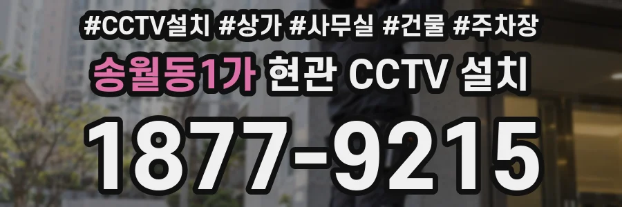 송월동1가 현관 CCTV 설치