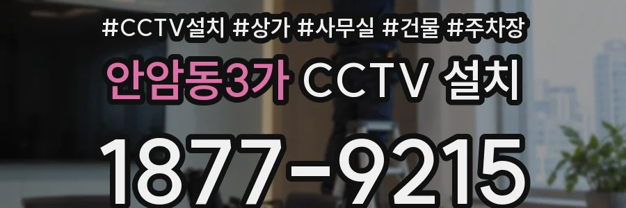 안암동3가 CCTV 설치